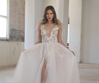Luxury 2024 wedding dress collection featuring custom couture bridal gowns in Costa Mesa Orange County by Erin Cole